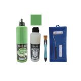 Cadence Mobilya Boyası-Cadence Multisurface H-061 Yonca 500Ml Ultimate Vernik Mat 250Ml Saten Rulo Set Yonca Tek Ebat