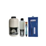 Cadence Mobilya Boyası-Cadence Multisurface H-063 Vizon Gri 2000Ml Ultimate Vernik Mat 500Ml Saten Rulo Set Vizon Gri Tek Ebat