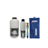 Cadence Mobilya Boyası-Cadence Multisurface H-074 Soğuk Gri 2000Ml Ultimate Vernik Mat 500Ml Saten Rulo Set Soğuk Gri Tek Ebat