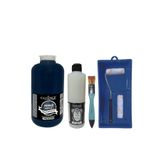Cadence Mobilya Boyası-Cadence Multisurface H-092 Okyanus 2000Ml Ultimate Vernik Mat 500Ml Saten Rulo Set Okyanus Tek Ebat
