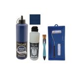 Cadence Mobilya Boyası-Cadence Multisurface H-092 Okyanus 500Ml Ultimate Vernik Mat 250Ml Saten Rulo Set Okyanus Tek Ebat