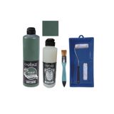 Cadence Mobilya Boyası-Cadence Multisurface H-113 Zümrüt Yeşili 500Ml Ultimate Vernik Mat 250Ml SatenRuloSet