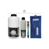 Cadence Mobilya Boyası - Multisurface H - 001 Beyaz 2000 ml Ultimate Vernik Mat 500 ml Saten Rulo Set