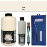Cadence Mobilya Boyası - Multisurface H - 005 Taffy 2lt Ultimate Parlak Vernik 500 ml Saten Rulo Set