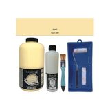 Cadence Mobilya Boyası - Multisurface H - 007 Açık Sarı 2000 ml Ultimate Vernik Mat 500 ml Saten Rulo Set