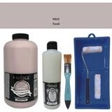 Cadence Mobilya Boyası - Multisurface H - 015 Tuval 2000 ml Ultimate Vernik Mat 500 ml Saten Rulo Set