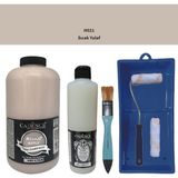 Cadence Mobilya Boyası - Multisurface H - 021 S Yulaf 2000 ml Ultimate Vernik Mat 500 ml Saten Rulo Set