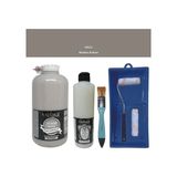 Cadence Mobilya Boyası - Multisurface H - 022 M Kahve 2lt Ultimate Parlak Vernik 500 ml Saten Rulo Set
