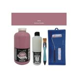 Cadence Mobilya Boyası - Multisurface H - 028 V Pembe 2lt Ultimate Parlak Vernik 500 ml Saten Rulo Set