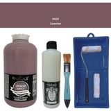 Cadence Mobilya Boyası - Multisurface H - 029 Camelot 2lt Ultimate Parlak Vernik 500 ml Saten Rulo Set