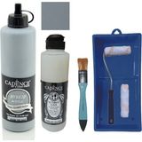 Cadence Mobilya Boyası - Multisurface H - 040 Delano 500 ml Ultimate Vernik Parlak 250 ml Saten Rulo Set
