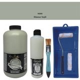 Cadence Mobilya Boyası - Multisurface H - 049 Ihlamur Yeşil 2000 ml Ultimate Vernik Mat 500 ml Saten Rulo Set