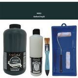 Cadence Mobilya Boyası - Multisurface H - 052 Oxford Yeşili 2lt Ultimate Parlak Vernik 500 ml Saten Rulo Set