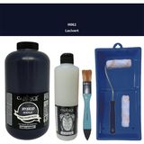 Cadence Mobilya Boyası - Multisurface H - 062 Lacivert 2lt Ultimate Parlak Vernik 500 ml Saten Rulo Set