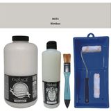 Cadence Mobilya Boyası - Multisurface H - 072 Nımbus 2lt Ultimate Parlak Vernik 500 ml Saten Rulo Set