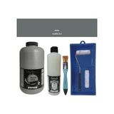 Cadence Mobilya Boyası - Multisurface H - 081 gr afiti gr i 2000 ml Ultimate Vernik Mat 500 ml Saten Rulo Set