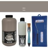 Cadence Mobilya Boyası - Multisurface H - 083 Soho 2000 ml Ultimate Vernik Mat 500 ml Saten Rulo Set