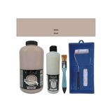 Cadence Mobilya Boyası - Multisurface H - 085 Sisal 2000 ml Ultimate Vernik Mat 500 ml Saten Rulo Set
