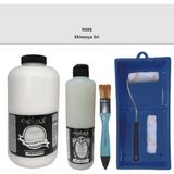 Cadence Mobilya Boyası - Multisurface H - 088 Ekinezya gr i 2000 ml Ultimate Vernik Mat 500 ml Saten Rulo Set