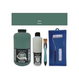 Cadence Mobilya Boyası - Multisurface H - 093 Firuze 2000 ml Ultimate Vernik Mat 500 ml Saten Rulo Set