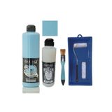 Cadence Mobilya Boyası- Multisurface H-098 Irmak Mavisi 500Ml Ultimate Vernik Mat 250Ml Satenruloset Irmak Mavisi Tek Ebat