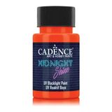 Cadence MS-04 Turuncu 50 ml Midnight Shine UV Reaktif Boya