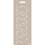 Cadence MU07 10x25 cm Mix Media Stencil Şablon