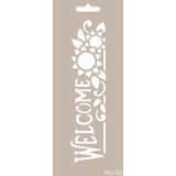 Cadence MU52 10x25 cm Mix Media Stencil Şablon