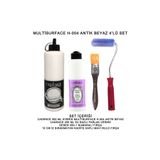 Cadence Multi Surface 004 Antik Beyaz Hybrid Boya Seti 4'lü Parlak Vernik- Mobilya Boyama Seti -