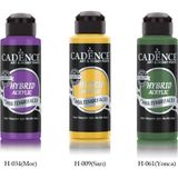 Cadence Multisurface Hibrit Boya 120 ml Set5 ( Mor, Sarı ve Yonca)