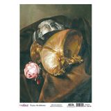 Cadence Natürmort Koleksiyonu SL002 30x42 cm Pirinç Dekupaj Kağıdı