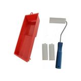 Cadence Rulo Tavası ve Metal Sünger Rulo 10 cm 3 Lü - Renkli