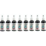 Cadence Siyah Sprey Kumaş Boyası 100ml 8lı Set