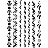 Cadence Stencil (Şablon) A4 Beyaz Tek Ebat,as-402 eh6981