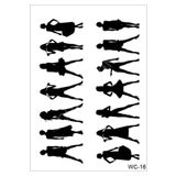 Cadence Stencil Şablon A4 Woman Collection Wc-16 Şeffaf Tek Ebat
