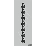 Cadence U091 10X25 cm Siyah Stencil Boyama Şablonu