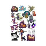 Cadı Sticker Set 6 20 Parça Telefon, Tablet, Defter, Laptop Sticker