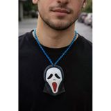 Cadılar Bayramı Çığlık Maskesi Emojili Kolye Özel Tasarım Unisex