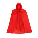 Cadılar Bayramı Halloween Kapişonlu Kırmızı Pelerin 90 cm
