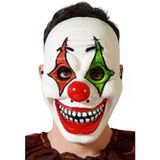 Cadılar Bayramı Halloween Maske Palyaço Kırmızı Yeşil