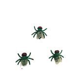 Cadılar Bayramı Halloween Şaka Sinek Set 3'lü Yeşil Renk