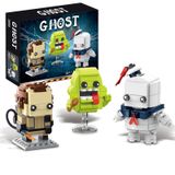 Cadılar Bayramı Hayalet Aksiyon Figürü Yapı Seti Yetişkinler için Lego ile Uyumlu, Hayranlar için Busters Korku Hediyesi, Ev Dekoru, Çocuklar için Noel Oyuncakları