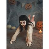 Cadılar Bayramı Sürünen Ölü Gelin Hareketli Halloween Parti Dekoru