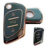 Cadillac Tipli Kd Keydiy Nb30 Uyumlu Kumanda Anahtar Kılıfı Oto Anahtarlık Gri Gold