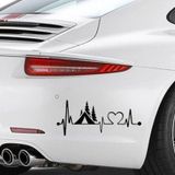 Çadır Kalp Atışı Hayat Monitör Sticker Yapıştırma