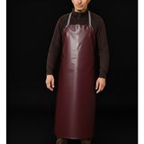ÇADIRAVM Endüstriyel Su Geçirmez Önlük, 650 gr Kalın Polyester, 72×121 Cm, Kasap, Bulaşık ve Mutfak Önlüğü - Bordo