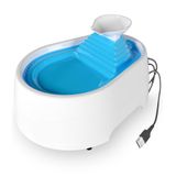 Cado Pet Kedi Köpek Su Pınarı Şelale 2 Litre - 5 volt ( usb'li ) Mavi