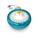 CaDoPet Işıklı Kedi Su Pınarı Su Çeşmesi Ultra Sessiz 2,5 Litre Usb 5 Volt 2 Metre Kablo