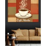 Café Mocha Posteri Dekoratif Kanvas - Mdf Ahşap Tablo