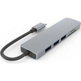 Cafele 6-1 Macbook Matebook Usb 3.0 Kart Okuyucu Hdmi Type-C Çevirici